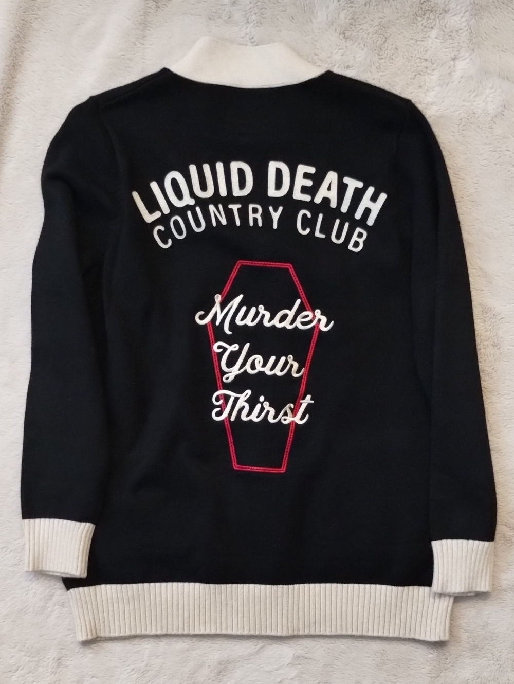 Oversized Liquid Death Cardigan - Picture 6 of 6